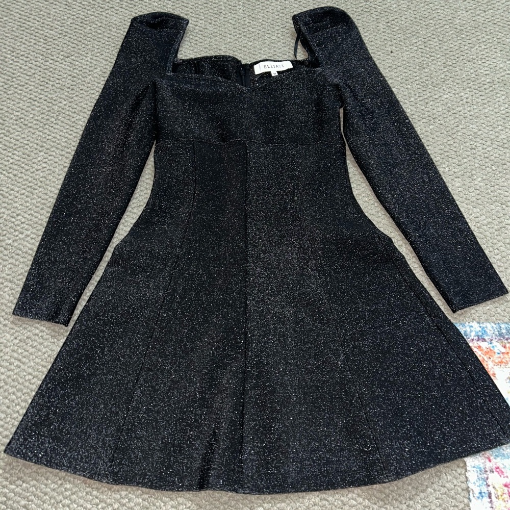 Elliatt black sparkly mini dress